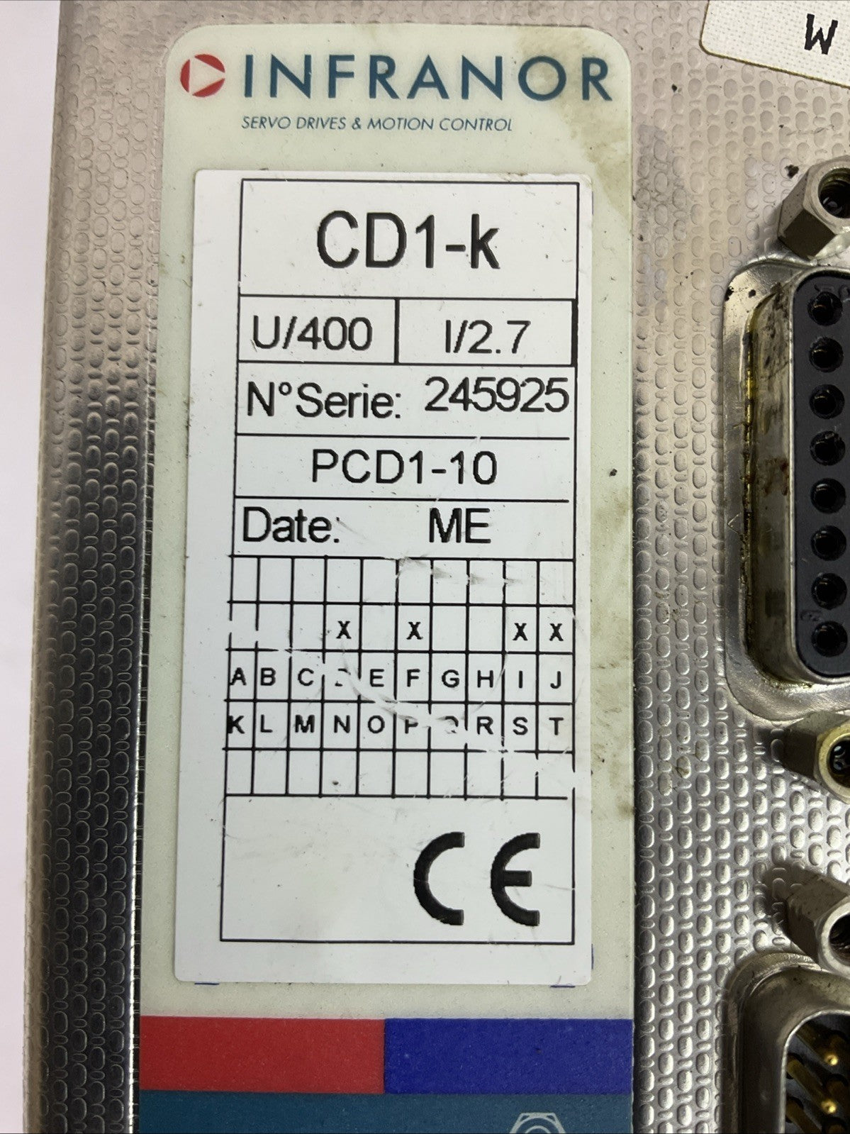INFRANOR CD1-K PCD1-10 SERVO DRIVE1
