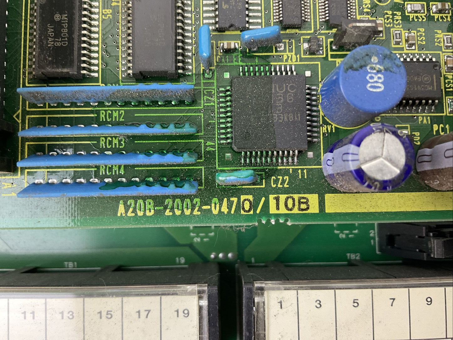 OPERATOR INTERFACE FANUC A20B-2002-0470/10B NIIGATA MECHATRONICS NK212- & KN231-2