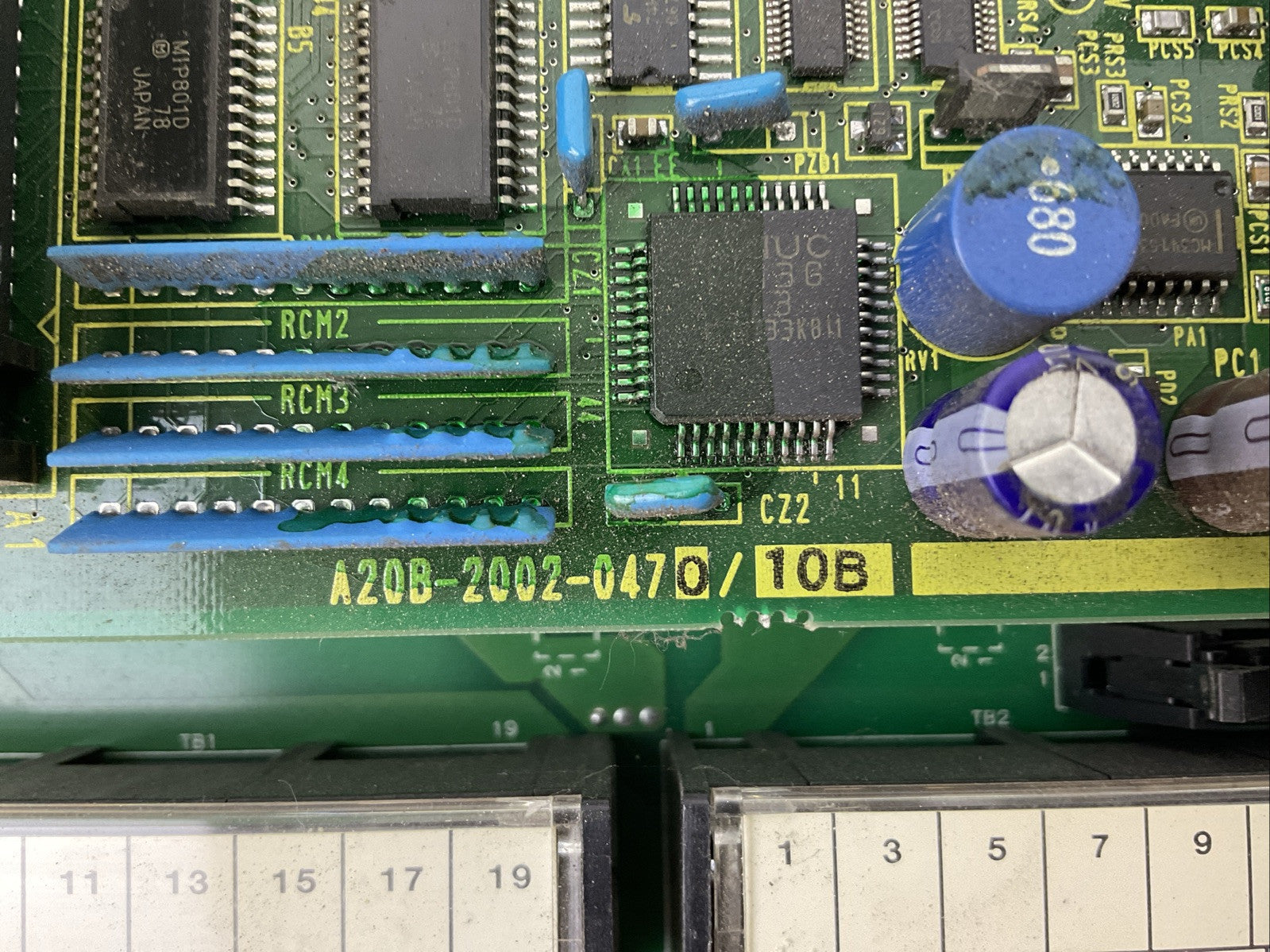 OPERATOR INTERFACE FANUC A20B-2002-0470/10B NIIGATA MECHATRONICS NK212- & KN231-2