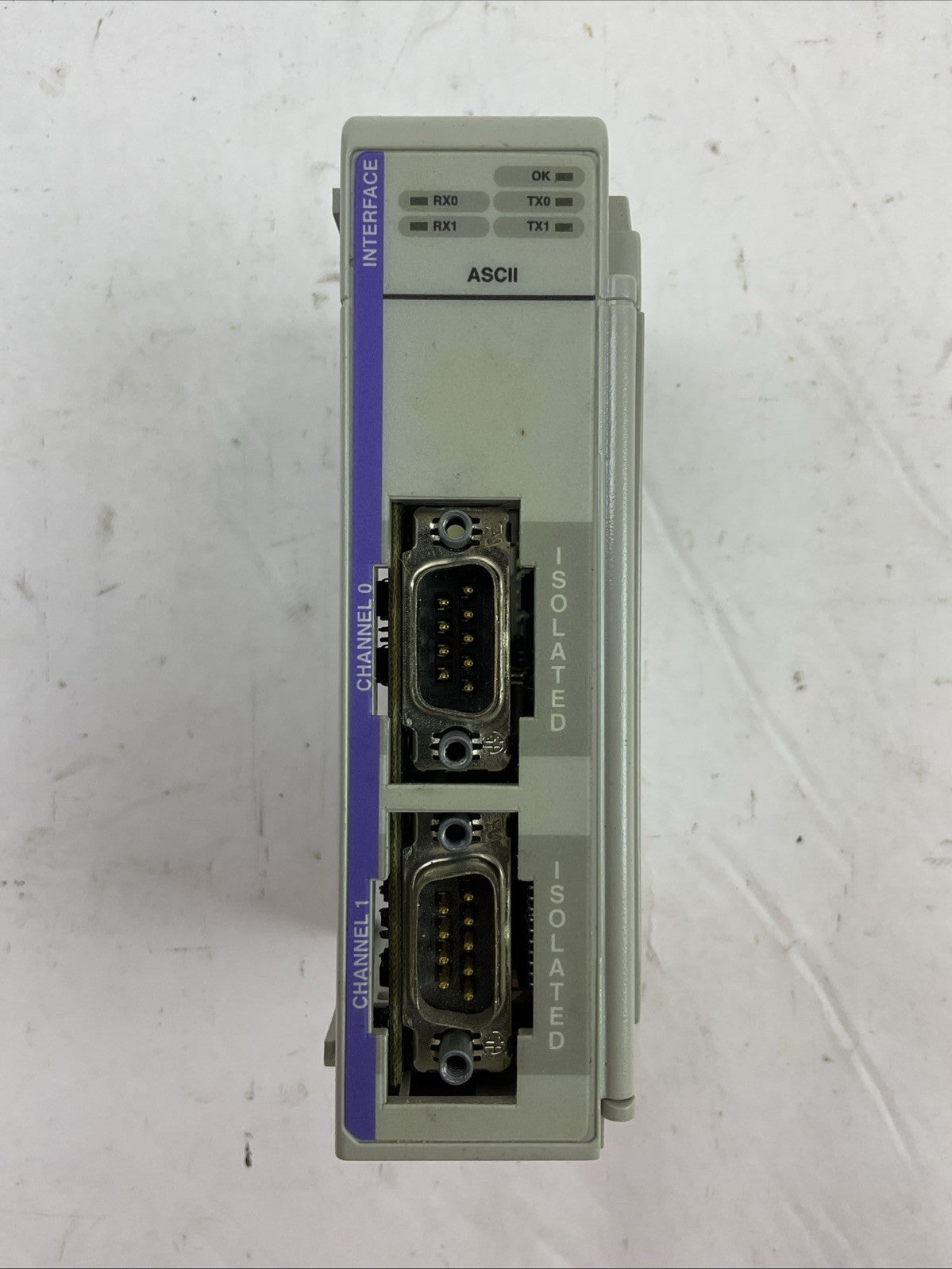 ALLEN BRADLEY 1769-ASCII SER A REV A01 FW REV 1.001 COMPACT I/O INTERFACE