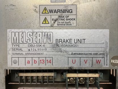 MITSUBISHI DBU-55K-4 MELSERVO BRAKE UNIT1
