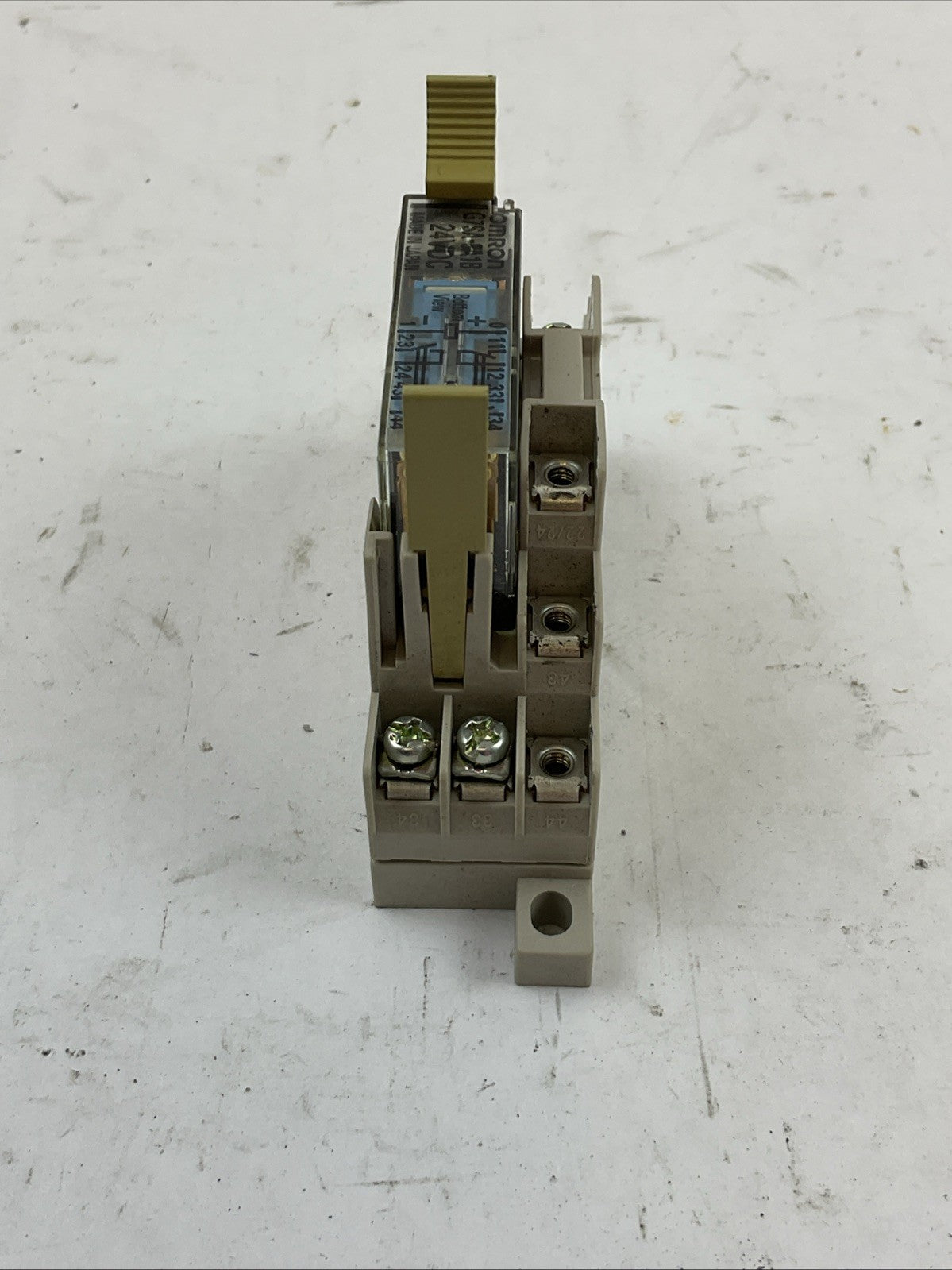 OMRON P7SA-10F RELAY BASE 20A 288VAC G7SA-3A1B RELAY 24VDC (LOT OF 4)2